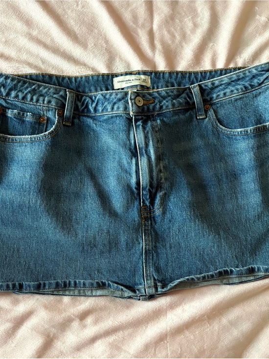 Abercrombie & Fitch Dresses & Skirts - Abercrombie & Fitch Light Blue Denim Skirt - Mid Rise
